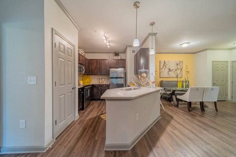 Kitchen area at The Oxmoor in Birmingham, AL